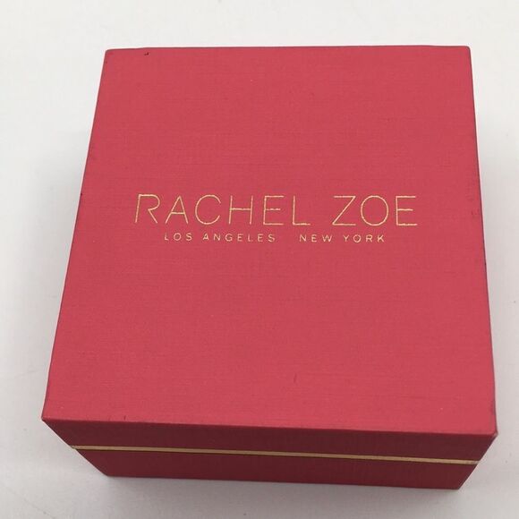 NIB Rachel Zoe Sterling Silver Vermeil Cubic Zirconia Mama Stacking Rings Sz 7 - Picture 5 of 11